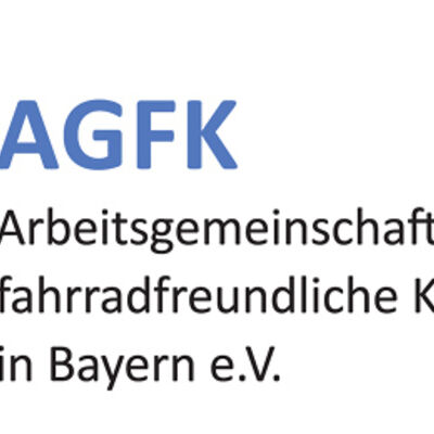 Logo der Arbeitsgemeinschaft fahrradfreundlicher Kommunen in Bayern e. V. 
