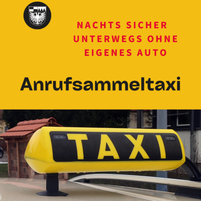 Bild vergrößern: Taxi-Schild