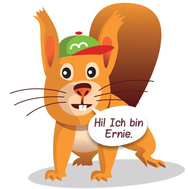 Bild vergr&ouml;&szlig;ern: Eichhörnchen Ernie