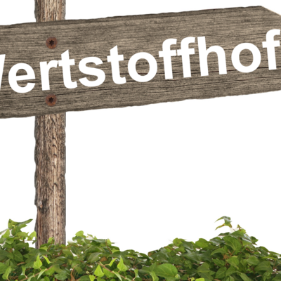 Wegweiser Wertstoffhof
