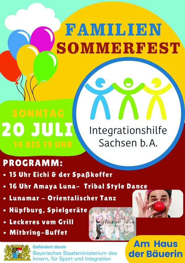 Bild vergr&ouml;&szlig;ern: Familiensommerfest der Integrationshilfe Sachsen b.Ansbach, am 20. Juli 2025