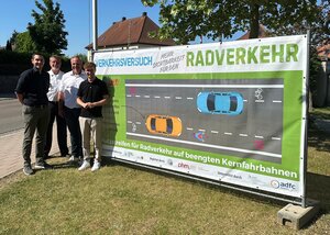 Radverkehrsversuch Neuendettelsau 2026