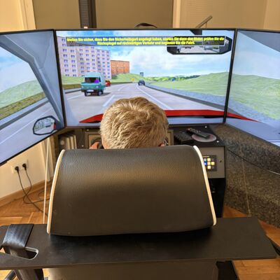 Nutzung Fahrsimulator