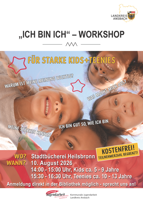Bild vergr&ouml;&szlig;ern: Plakat Workshop Ich bin ich