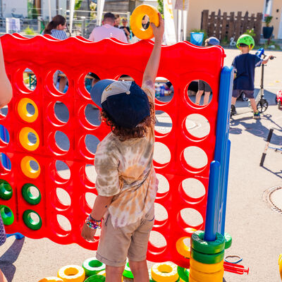 Bild vergr&ouml;&szlig;ern: Eindrücke vom Projekt Spielstraße