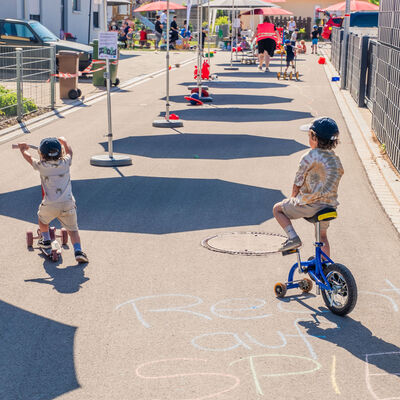 Bild vergr&ouml;&szlig;ern: Eindrücke vom Projekt Spielstraße