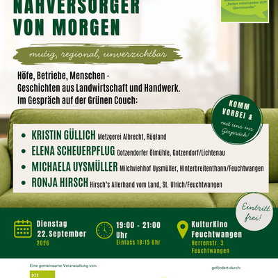 Grüne Couch