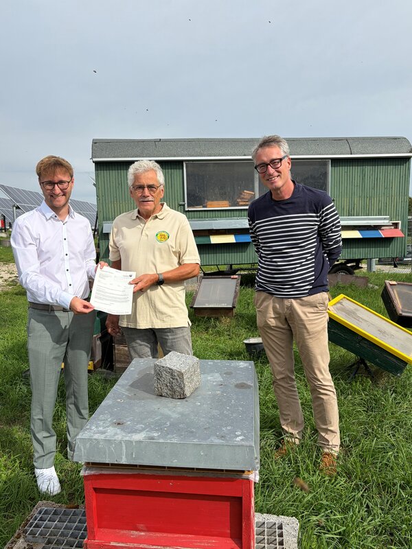 Bild vergr&ouml;&szlig;ern: Bienen Varroamilbe